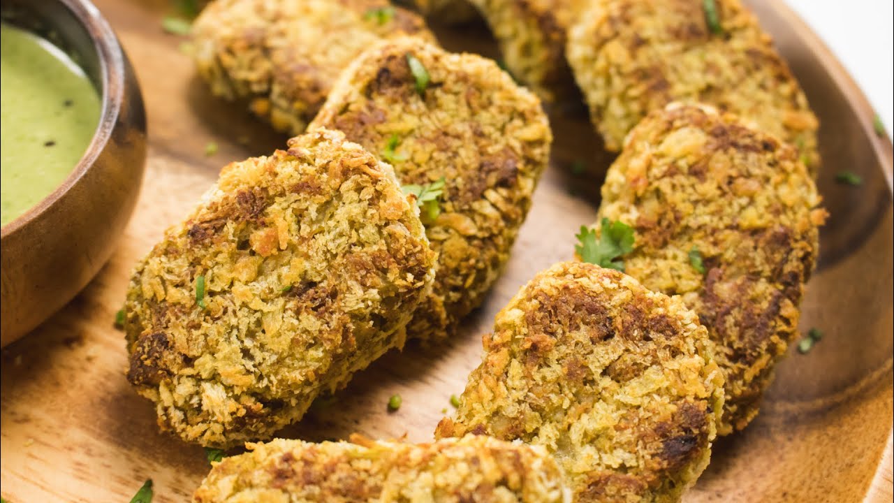 Lauki Kababs Recipe | Nutritious Jain Super Tasty Baked Veg Kebabs | Easy Healthy Snacks Recipes