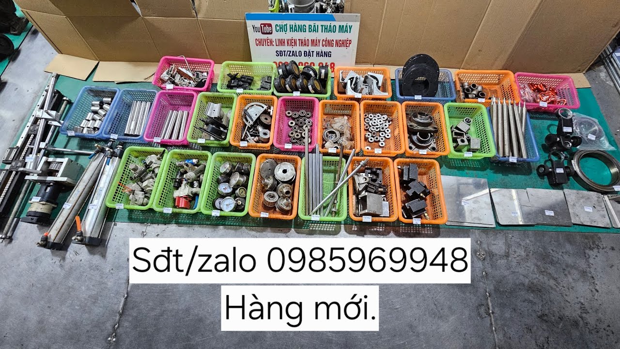 (20/1) Đồ tháo máy CNC inox, vitme, con lăn, vòng bi,... cho ace các bác chế cháo. Sđt 0985969948