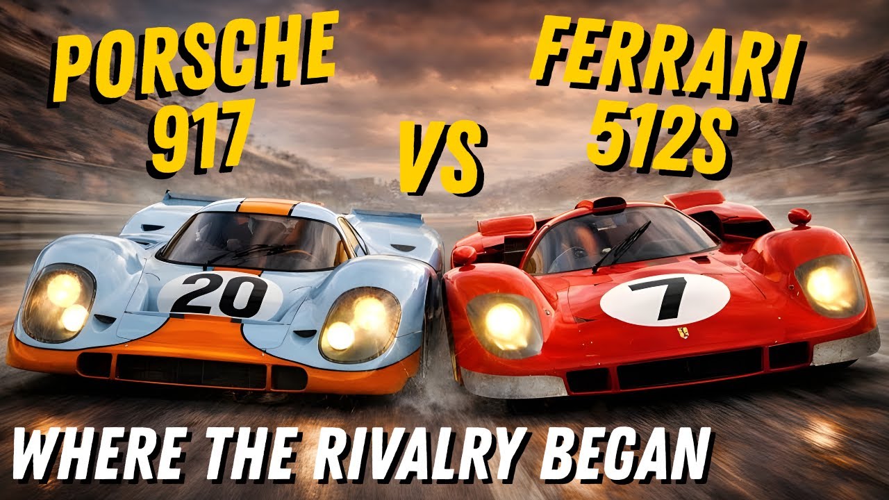 Почему Porsche 917 доминировал над Ferrari 512S — с чего началось соперничество.