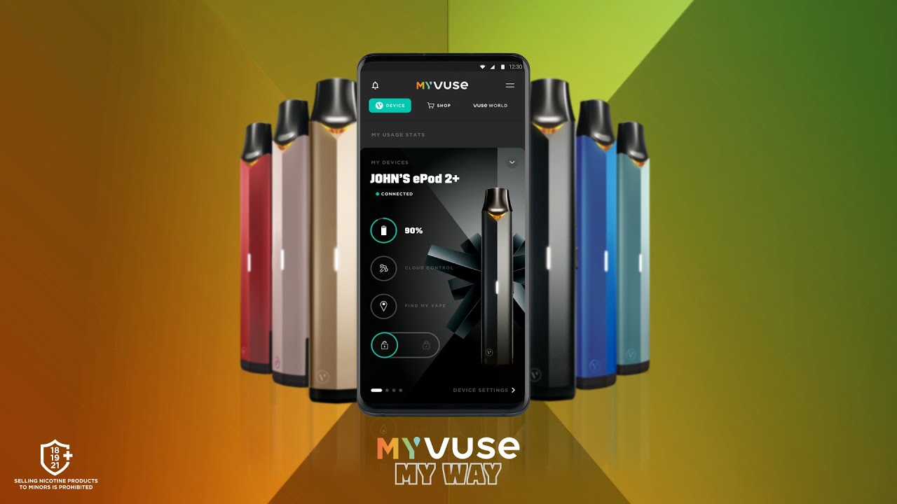 Introducing the MYVUSE App powered by ePod 2+ | Vuse Canada