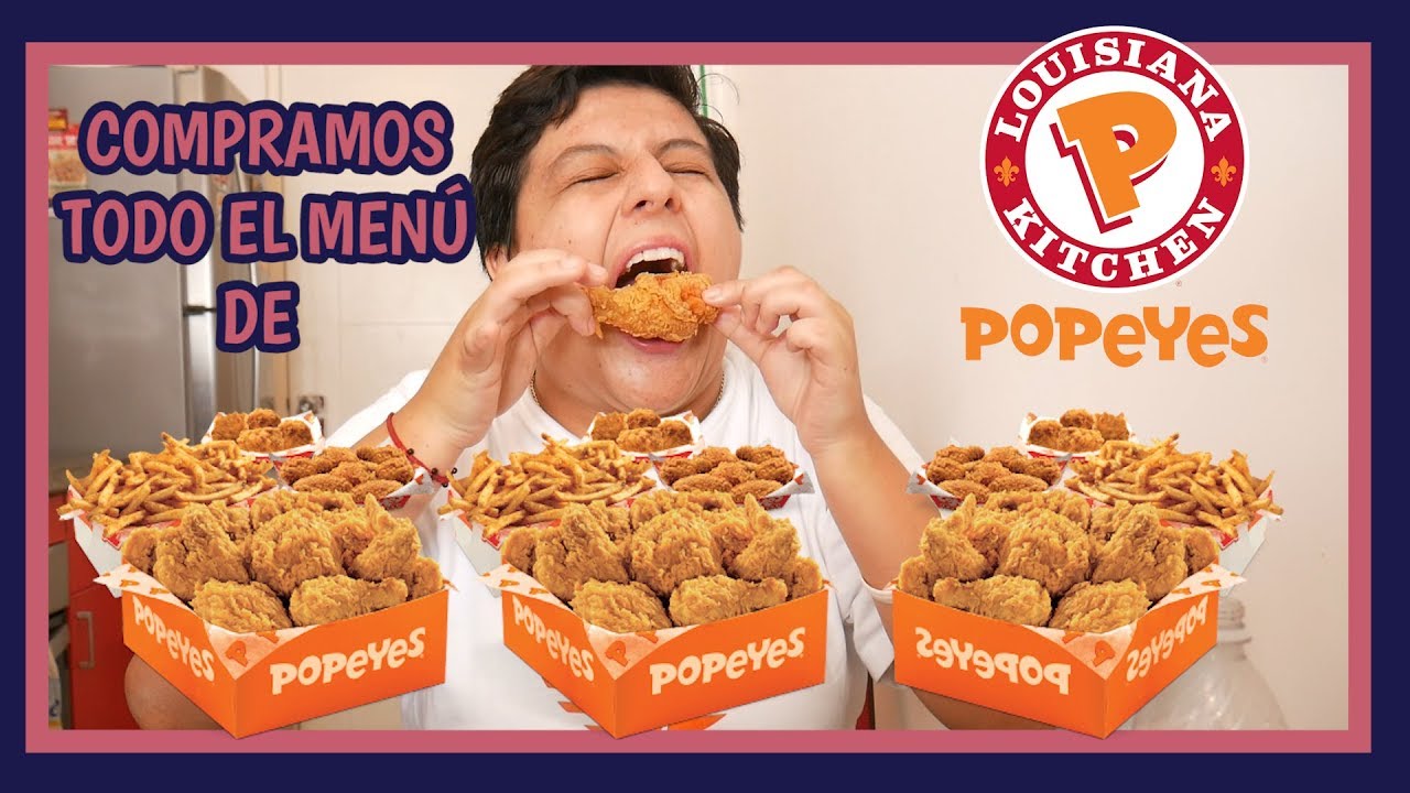 COMPRAMOS TODO EL MENÚ DE POPEYES - Ariana Bolo Arce