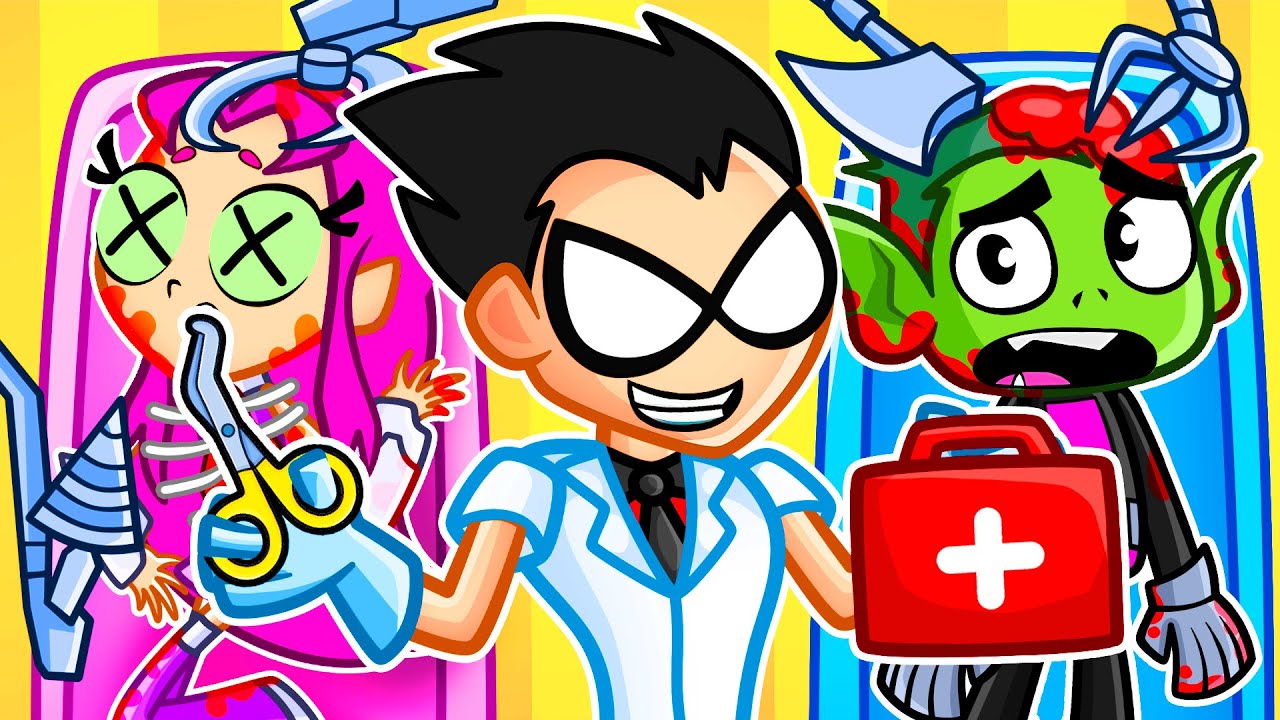 TEEN TITANS GETS SURGERY! (Fixed BRAINROT Animations)