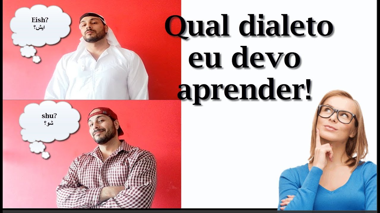 Qual é a diferença dos dialetos Árabes