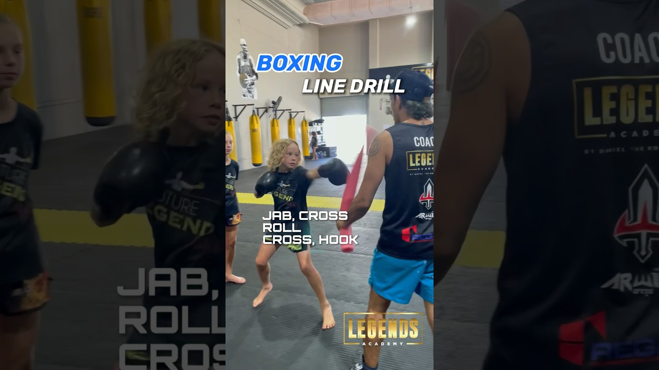Fun BOXING drill for kids #martialarts #muaythai #boxing