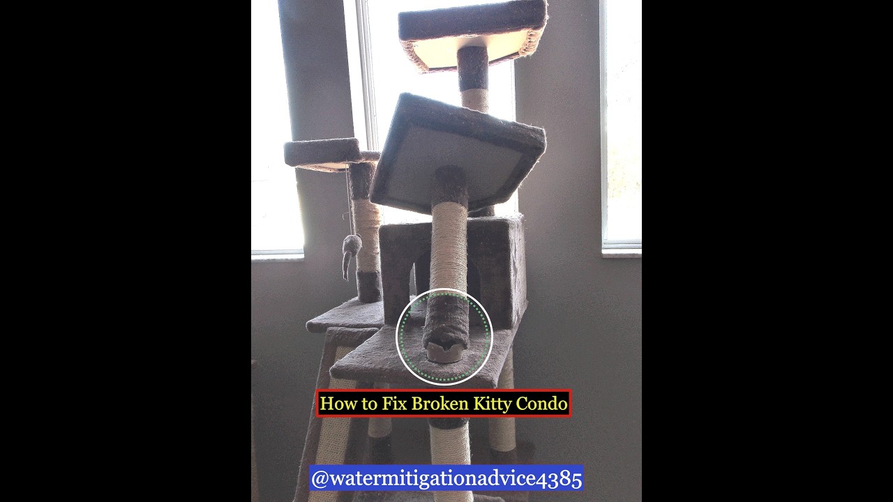 How to Repair Kitty Condo Post