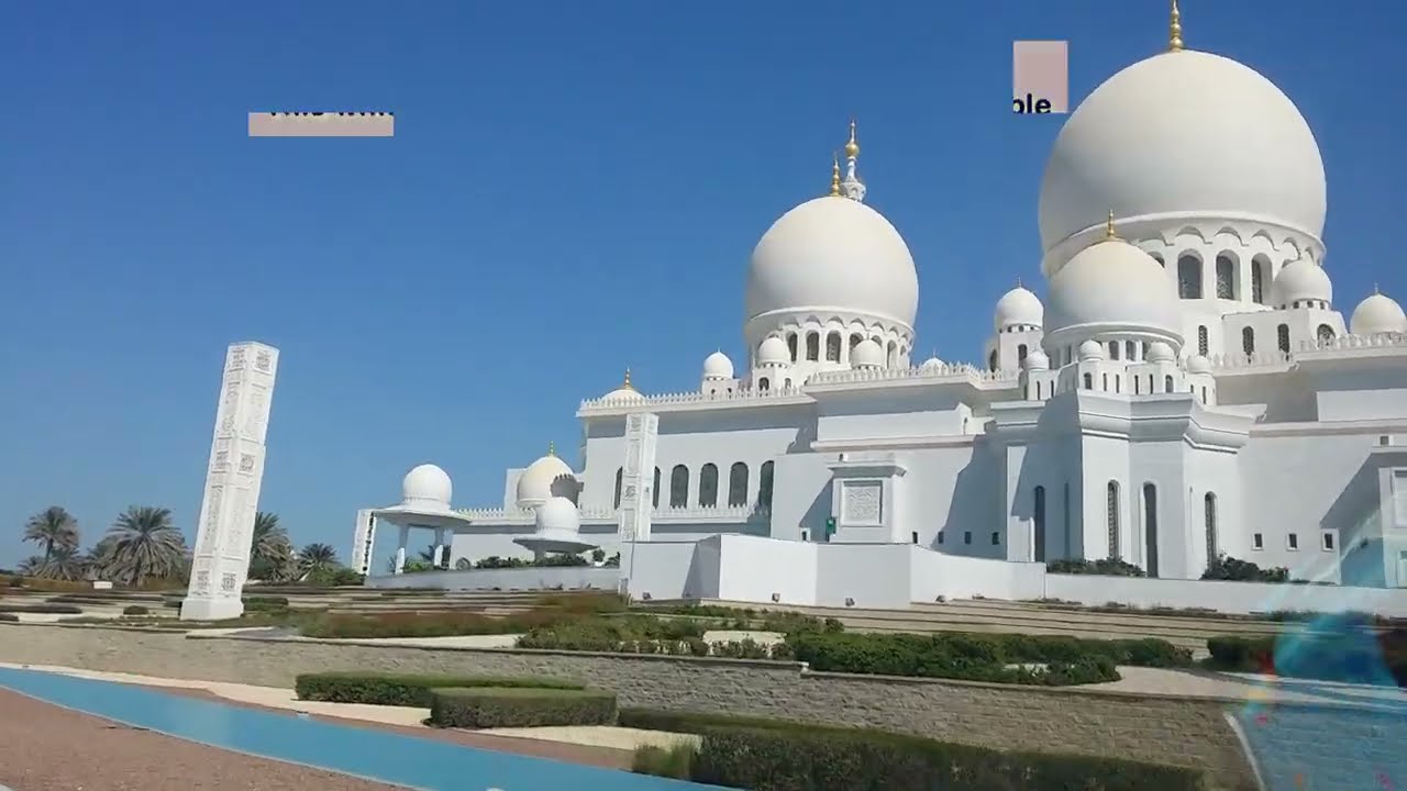 زيارة جامع الشيخ زايد الكبير في أبوظبي بالإمارات % Visit the Sheikh Zayed Grand Mosque in Abu Dhabi