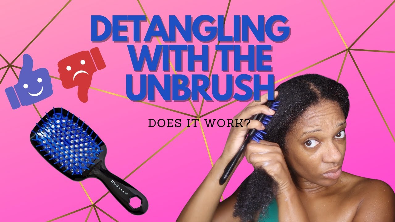 UNBRUSH REVIEW + DETANGLING METHOD #DETANGLING | SHANELLE JOHN