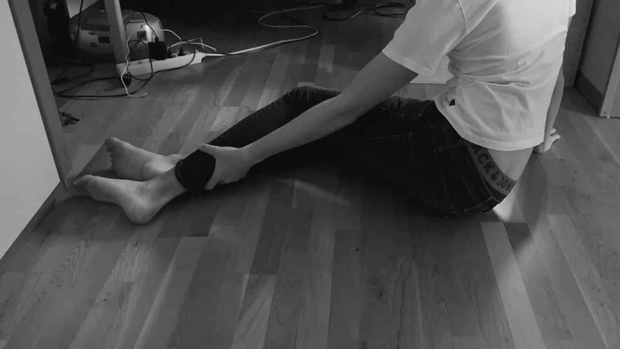 Paraplegic boy tries to crawl!