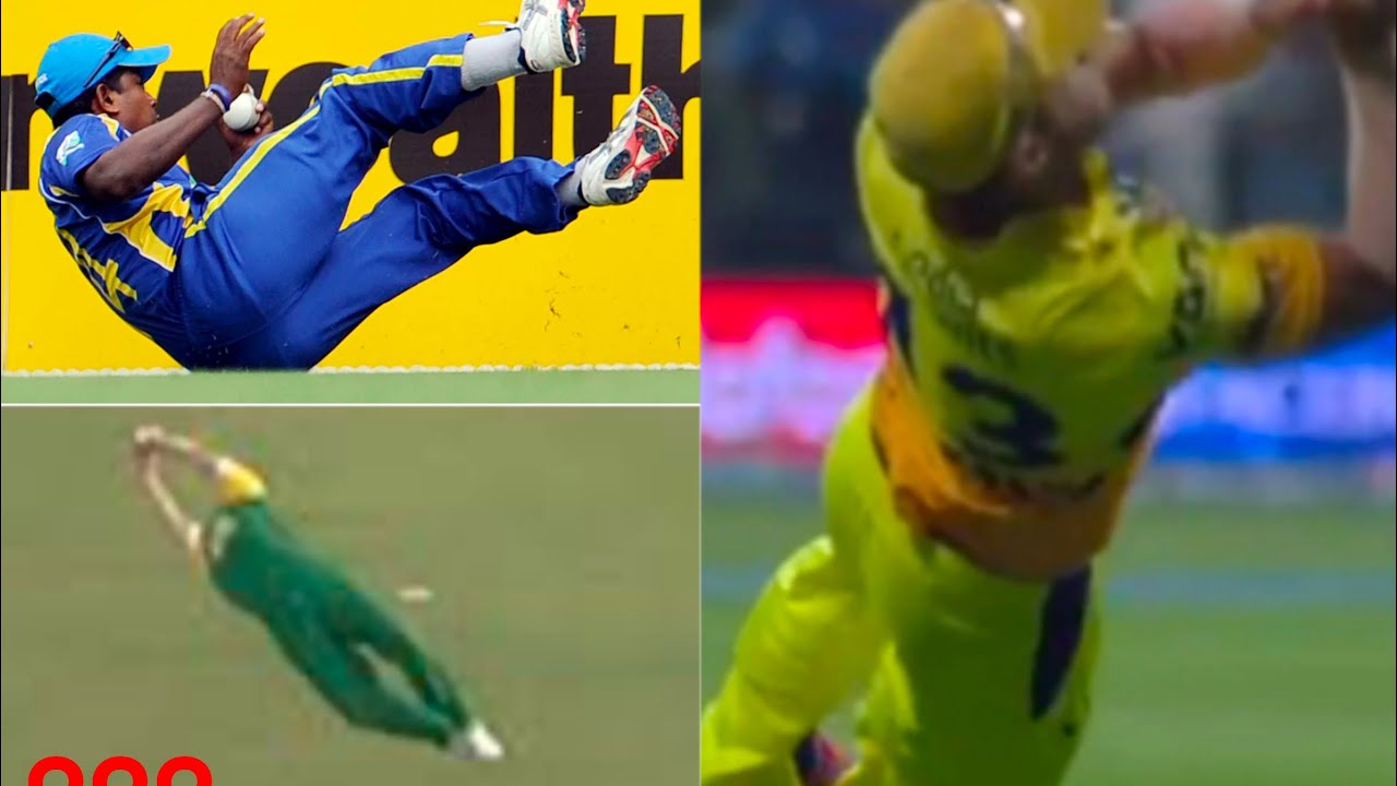 BEST CATCHES IN CRICKET HISTORY COMPILATION