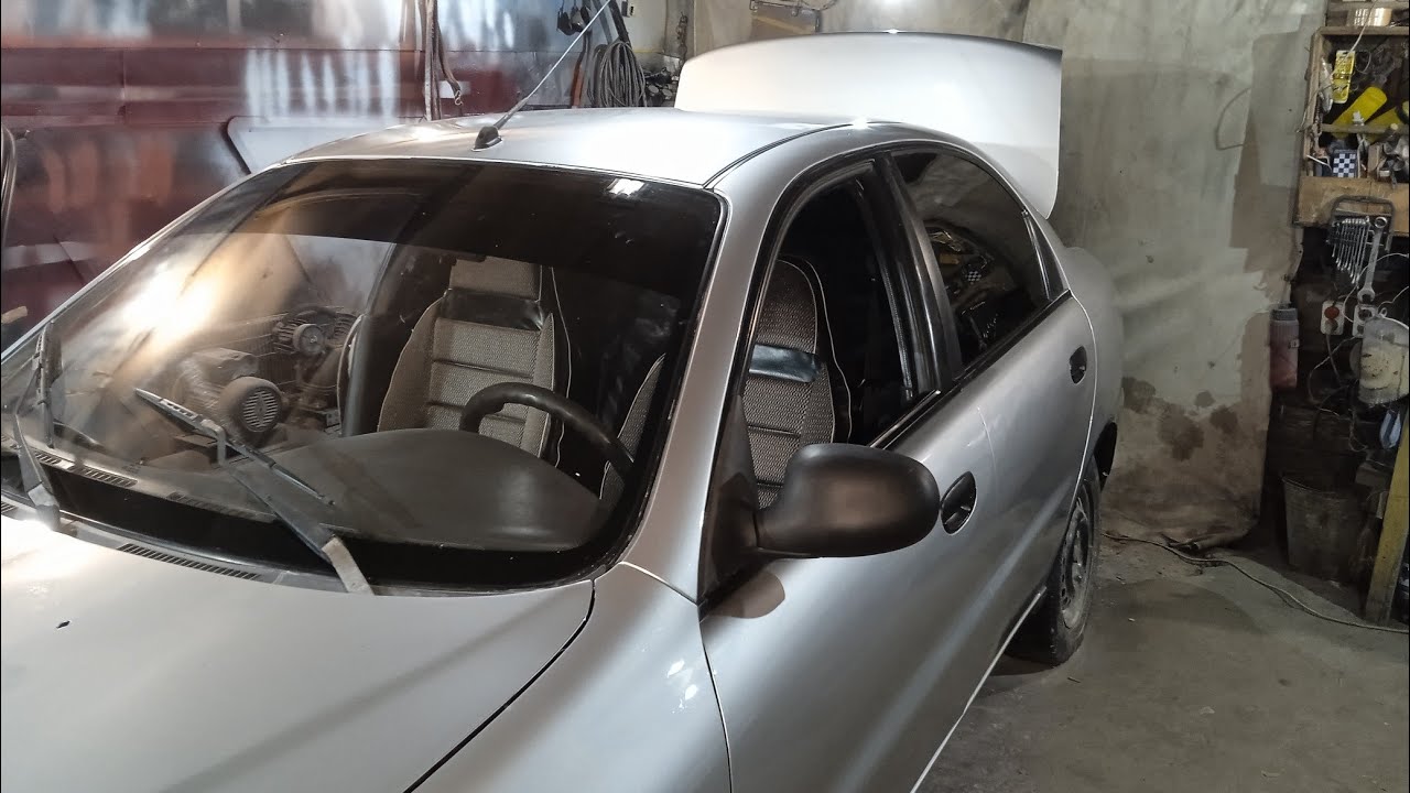 Повна покраска DAEWOO LANOS, послідовність покраски.