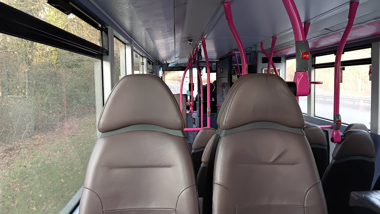 *BROKE DOWN* First Eastern Counties - Wright StreetDeck 35198 - Route X13 - Along the A11