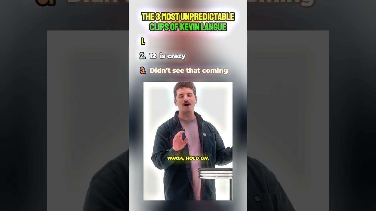 The 3 Most Unexpected Clips Of The Kevin Langue Show