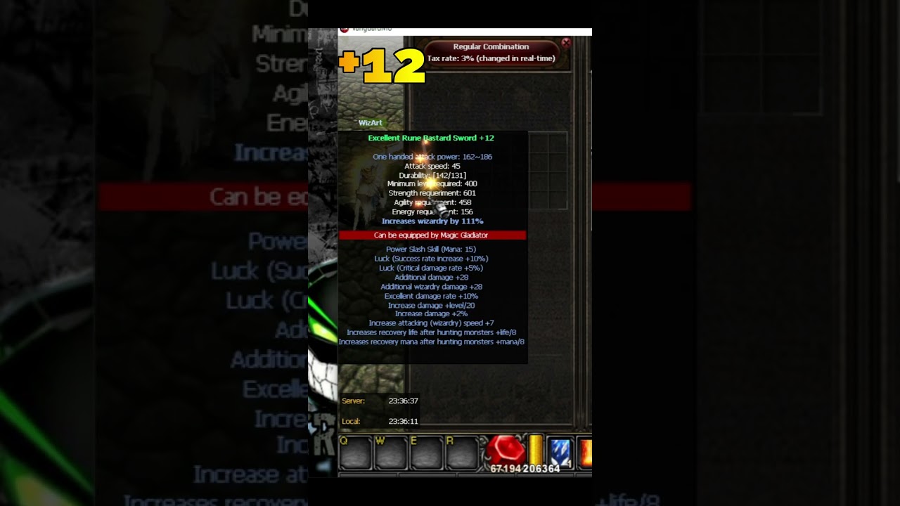 Strengthening Item 0  -  +15 | Mu Online