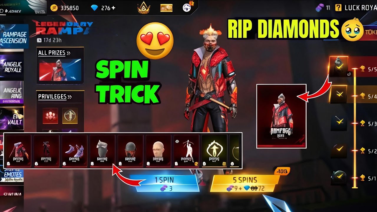 RIP 30K 🥺 RAMPAGE LEGENDARY BUNDLE 🔥FREE FIRE RAMPAGE EVO BUNDLE 😍 GARENA FREE FIRE