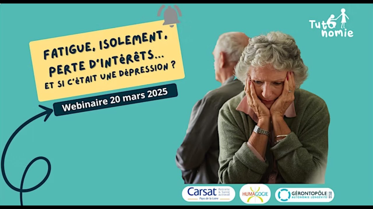 Fatigue, isolement, perte d’intérêt… Et si c’était une dépression ? Extraits du webinaire