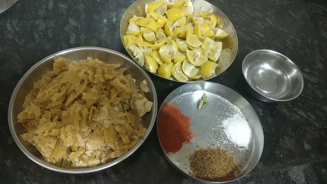 लिंबूचे गोड लोणचं