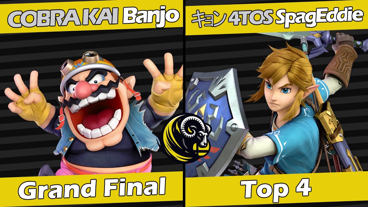 QuitYourFriendlies 68 Grand Final - Banjo (Wario) vs SpagEddie (R.O.B., Link)