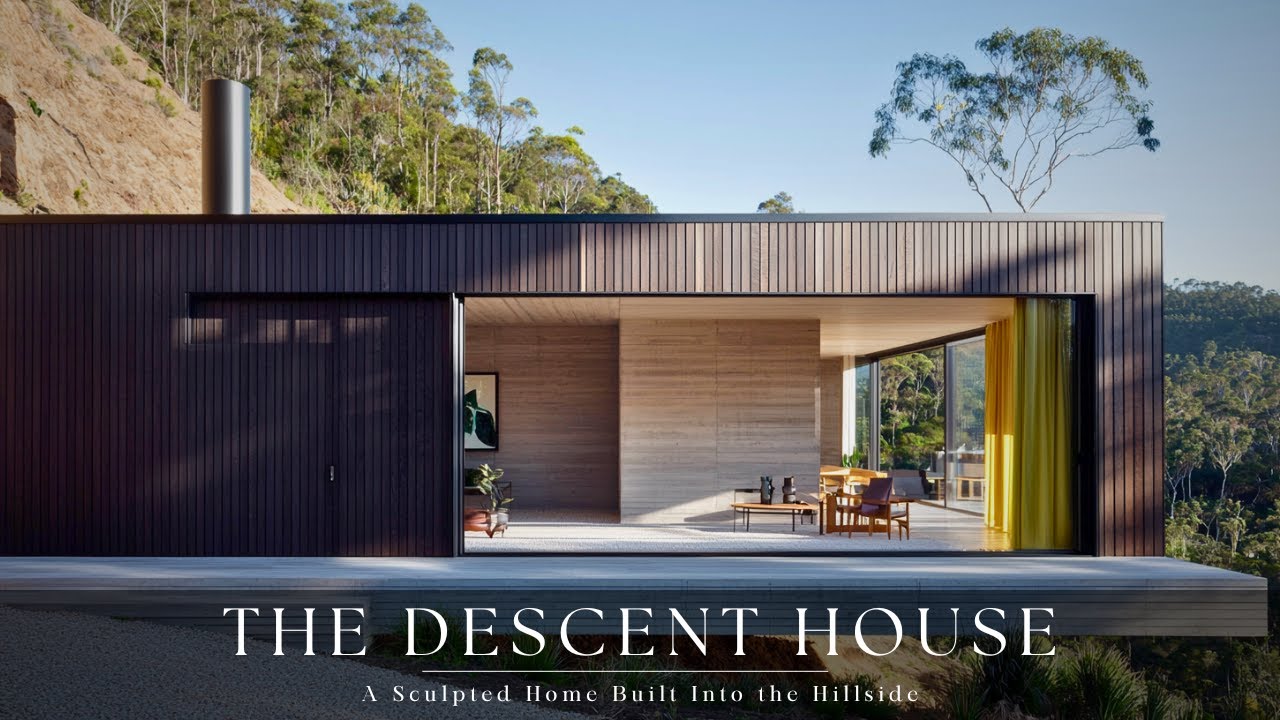 The Descent House: A Sculpted Home Built Into the Hillside