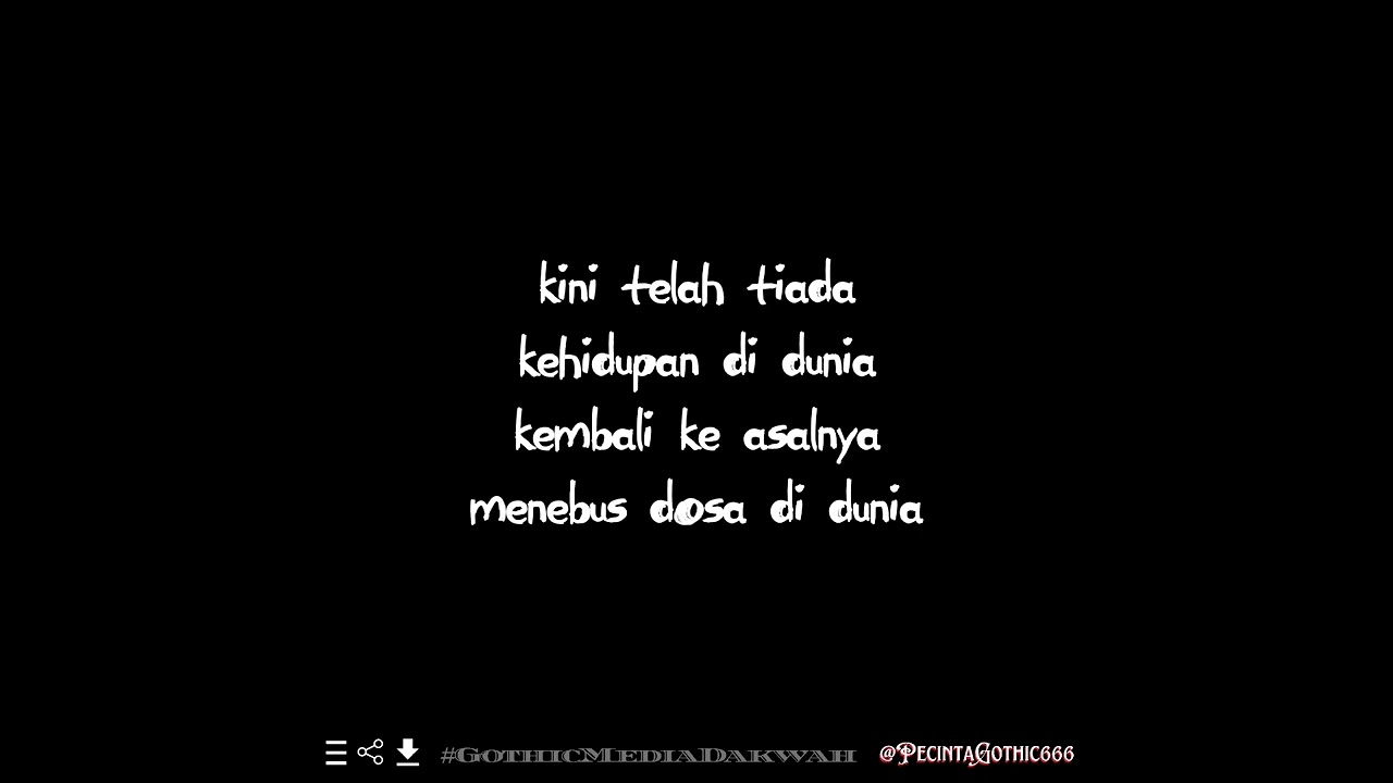 Fameral - Pembalasan Dosa ( Lirik ) #gothicmetal #gothicmetalindonesia #liriklagu