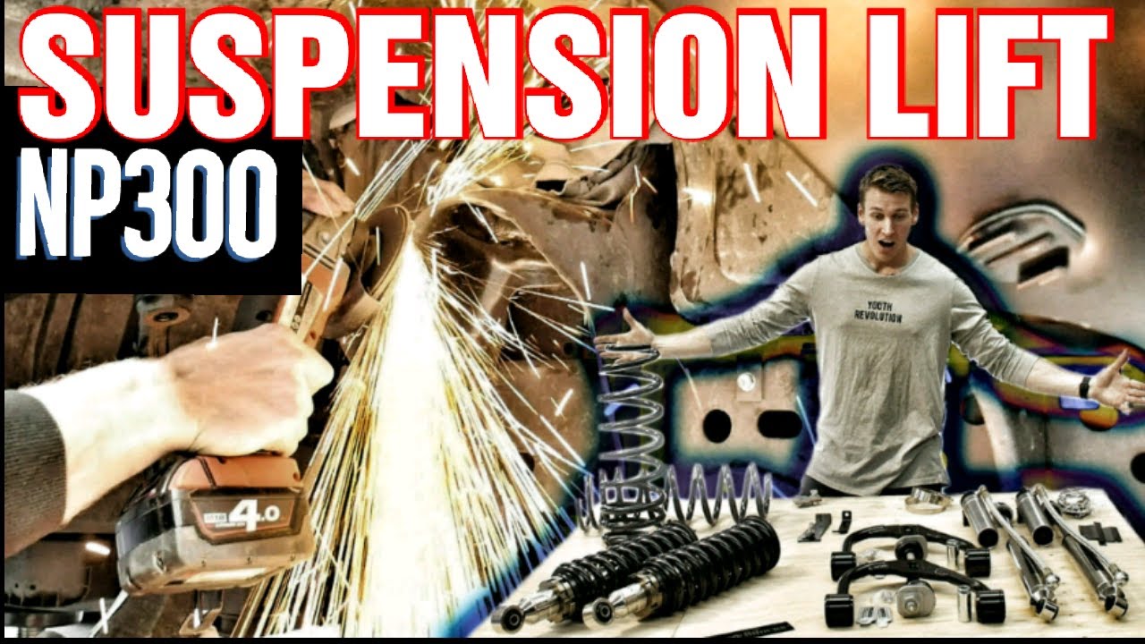 NP300 LIFT KIT INSTALL DIY IFS SUSPENSION #ShedSessions #NP300
