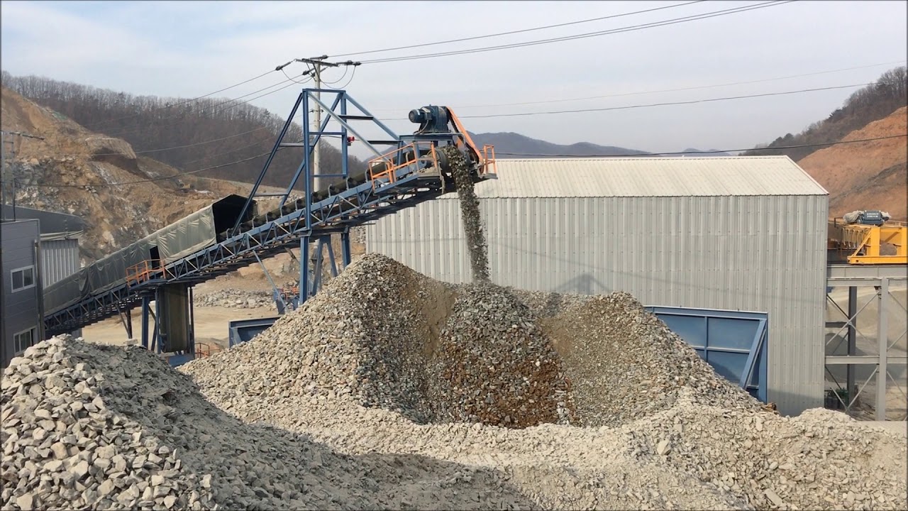 용원기계공업(주) - 500t/h Crushing Plant operating in Korea