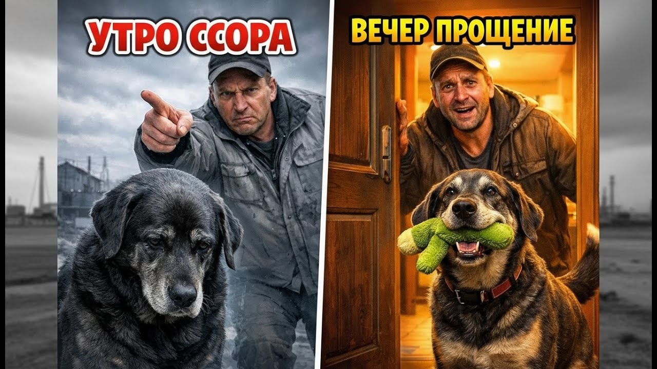 Он накричал на собаку и ушёл на работу. Весь день корил себя, а дома увидел ЭТО