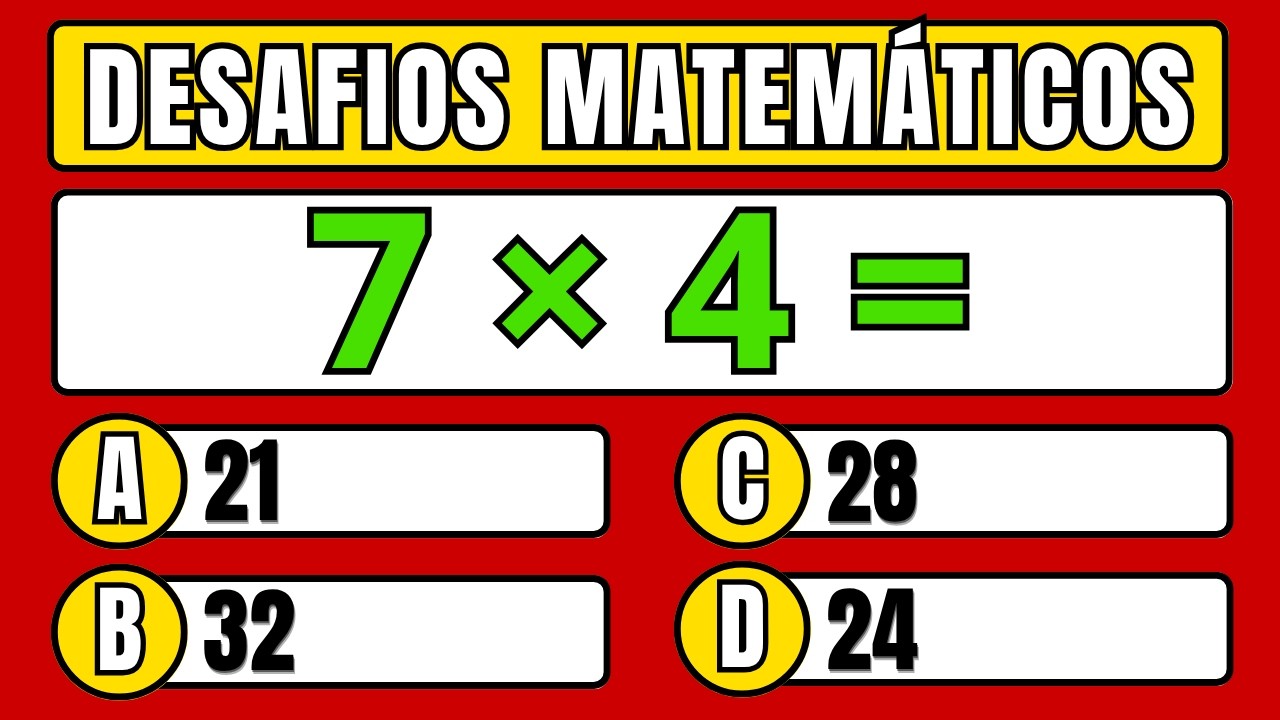 Voc&ecirc; Consegue Passar Neste Quiz de Matem&aacute;tica? ➗✖️🧠 | F&aacute;cil, M&eacute;dio, Dif&iacute;cil | Teste de Intelig&ecirc;ncia