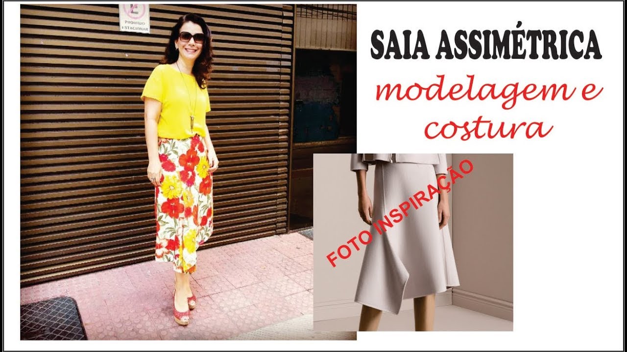 COMO FAZER SAIA ASSIMÉTRICA SUPER LINDA COM CÉLIA ÁVILA