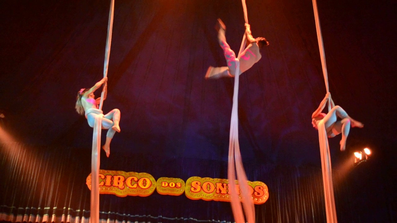 Circo dos Sonhos - Angelina , Brenda e Rodrigo Orion - Tecido
