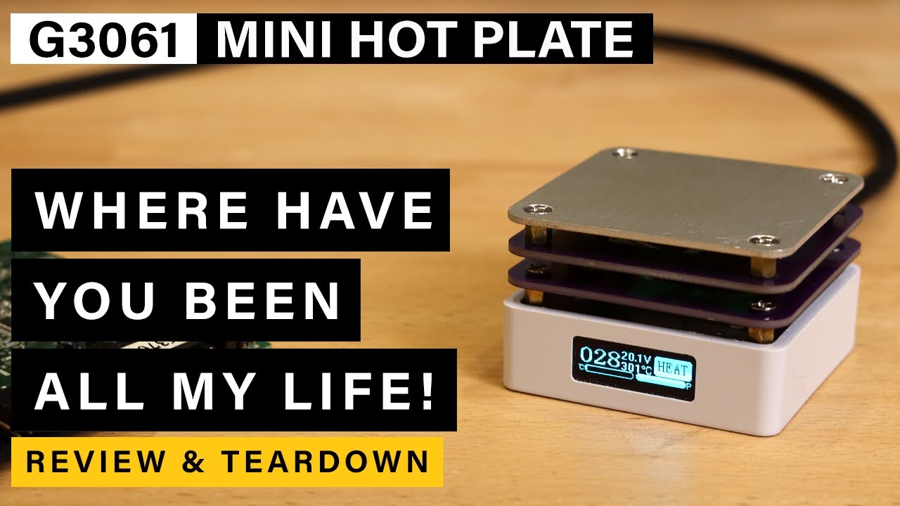 G3061 Mini Hot Plate ⭐ PD65W ⭐  350ºC/662ºF