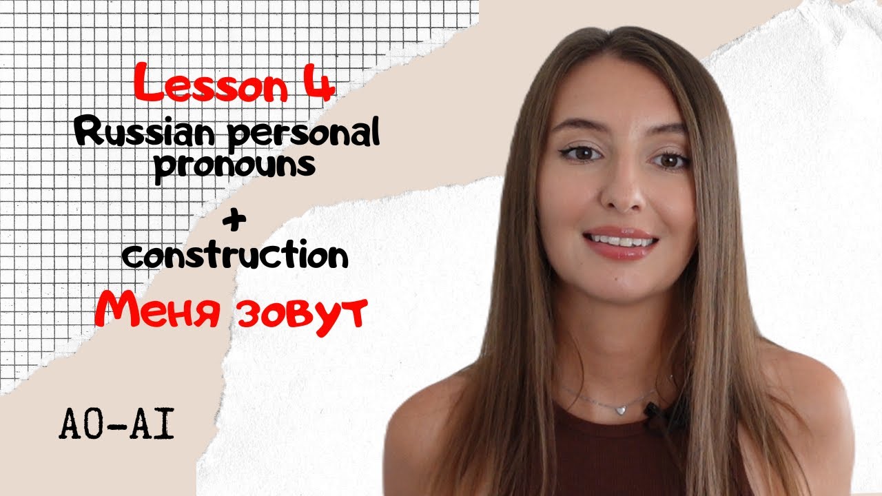 Lesson 4 | Russian Personal Pronouns & “Меня зовут” Explained #russianforbeginners