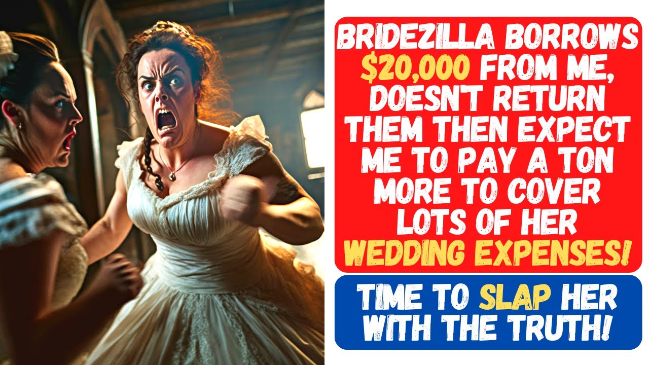 BRIDEZILLA BORROWS $20,000 FROM ME THEN ASKS FOR ME TO COVER HER FANCY WEDDING EXPENSES! NO CAN DO!!