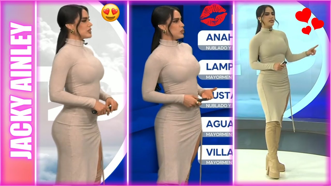 Jacky Ainley Chica del clima 11 de enero | Chicas Hermosas 