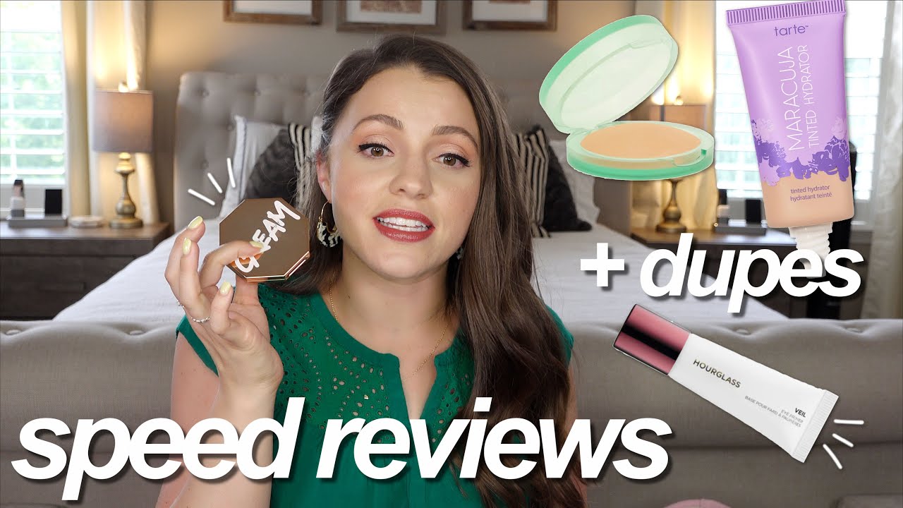 New Makeup SPEED REVIEWS + a handful of new DUPES I just found!