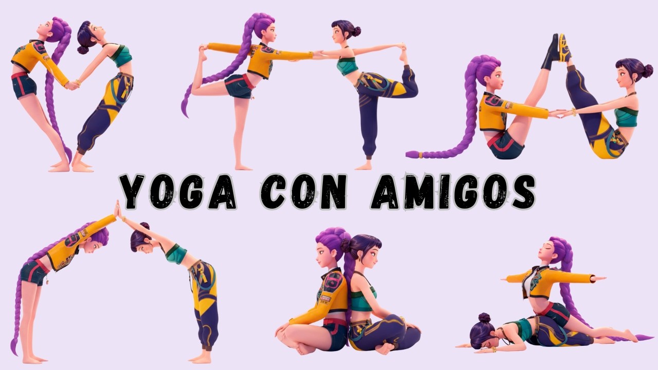 Yoga con Zoey y Rumi | Yoga relajante | Yoga para niños | KPop Demon Hunters