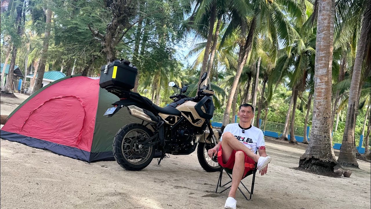 FIRST TIME SA MOTO CAMPING | PUERTO SALINGKAPO UNISAN QUEZON