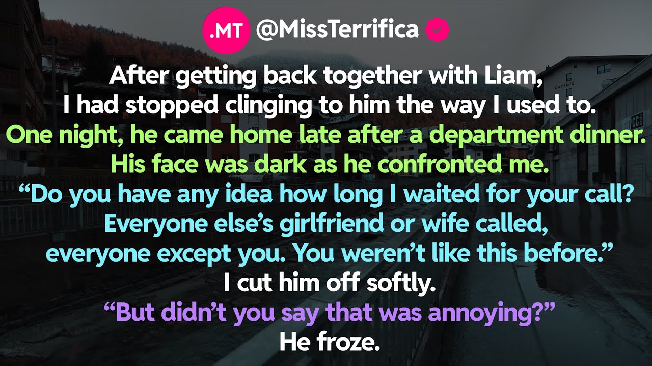 After getting back together with Liam, I had stopped clinging to him the way I used to...