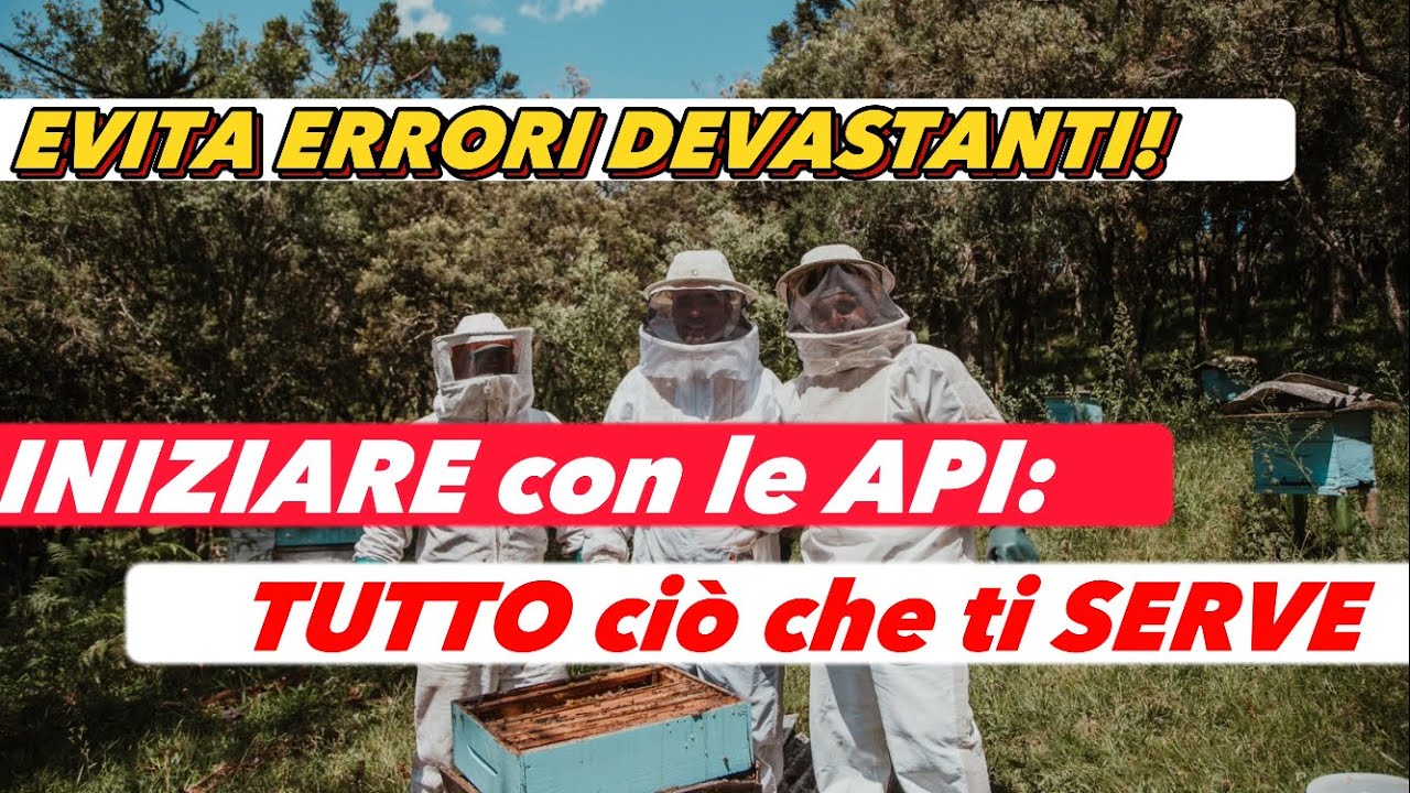 ALLEVARE API | TUTTO ci&ograve; che devi SAPERE prima di INIZIARE 🐝