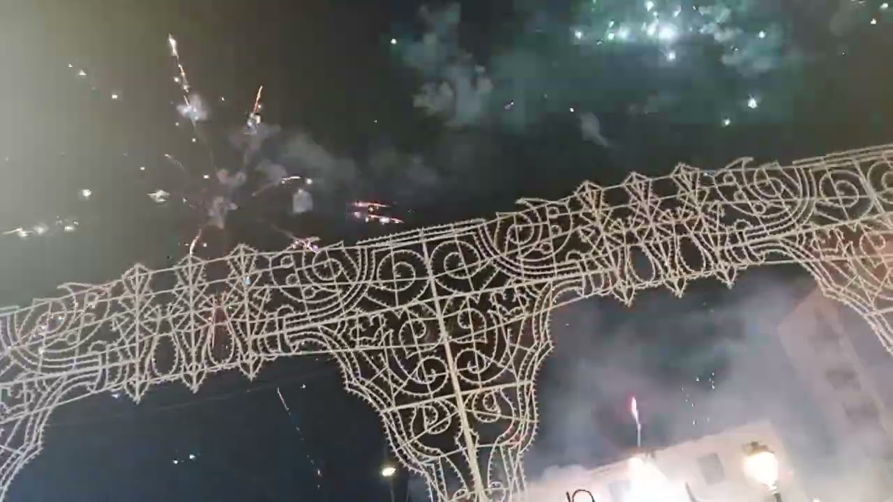 Festa di Sant'Antonio Abate a Nicolosi (Ct) rientro e spettacolo pirotecnico notturno 🎆 06/07/2025