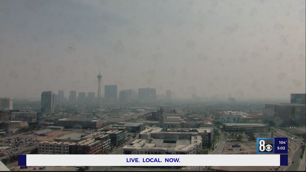 Residents react to smoky skies across Las Vegas valley