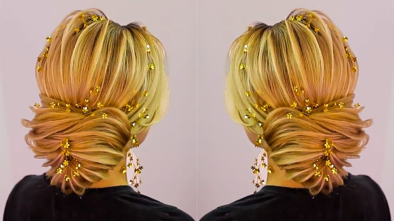 BEAUTIFUL AND SIMPLE HAIRSTYLE FOR A HAPPY NEW YEAR!