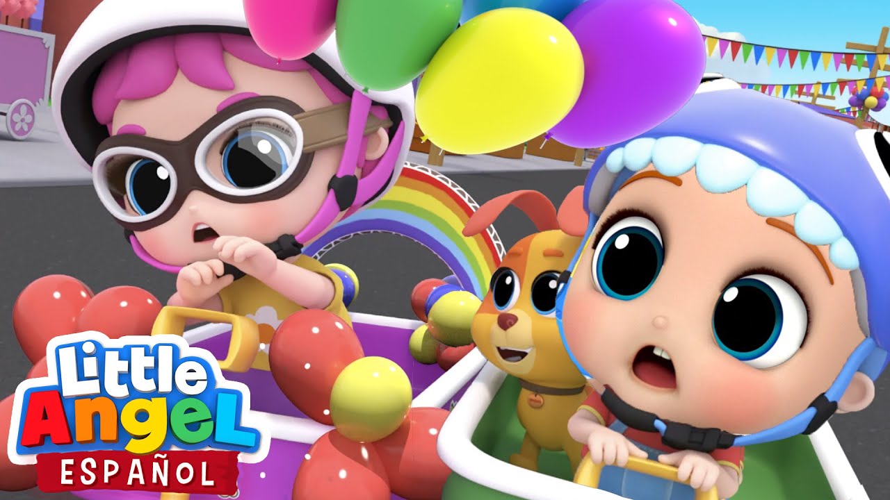 Canción de la Carrera de Globos🎈 | Canciones Infantiles | Little Angel Español