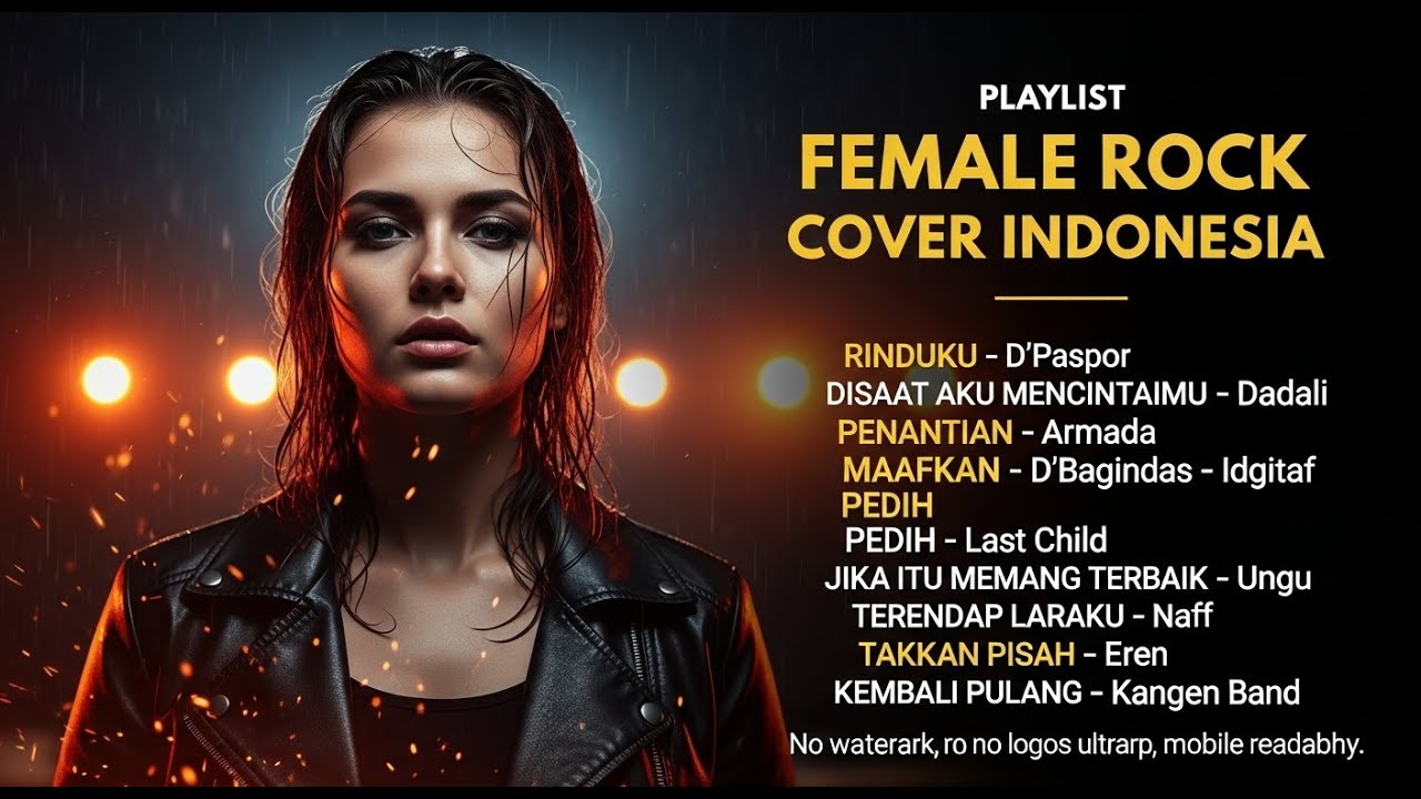 10 Pop Galau Indonesia ROCKED Female Vocal Live
