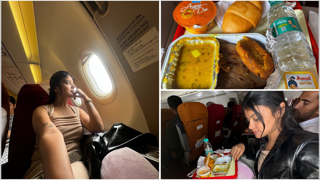 FOOD REVIEW OF AIR INDIA 😍 || Chalo Event pe mere sath || kolkata || alkagarwal