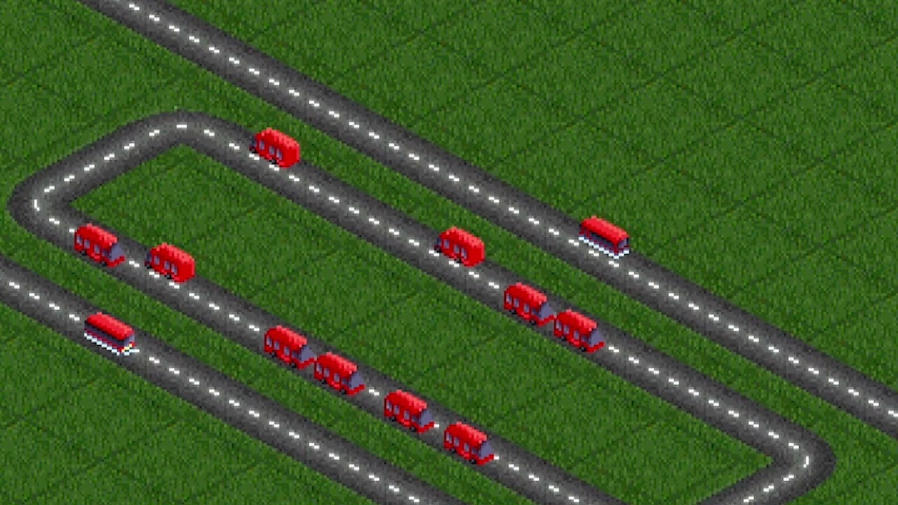 OpenTTD обзор NewGRF: Hover bus. Бешеный автобус