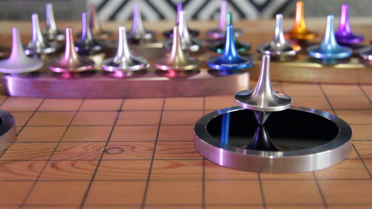 ForeverSpin Spinning Top - Silver, Heavyweight and Low Friction Spinner