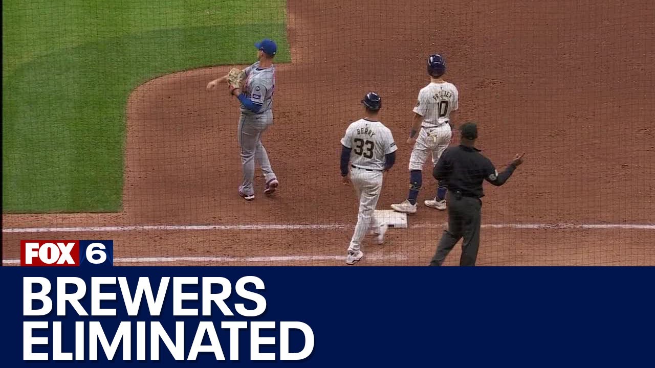 Brewers eliminated after Game 3 against Mets | FOX6 News Milwaukee