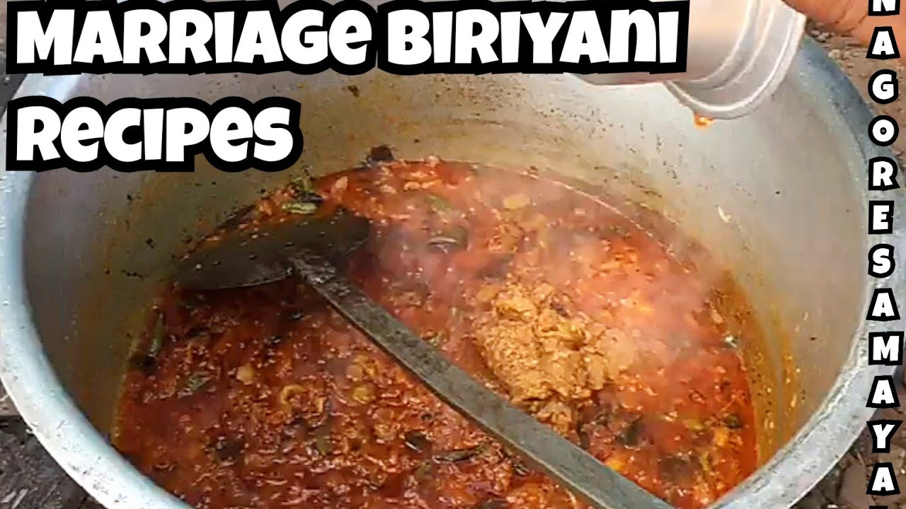Marriage Biriyani Recipe In tamil