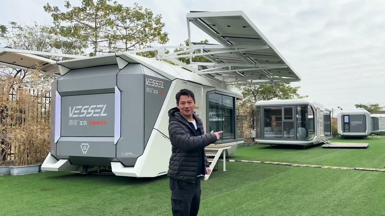 Archie Kao Tours NESSEL Factory | Modular Homes for Wildfire & Disaster Relief