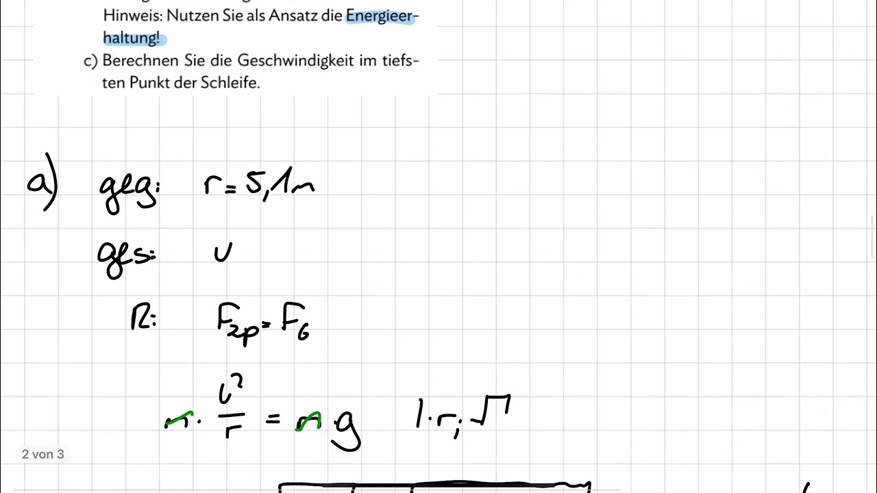 Physik-11 42/7 Buch- Übungsaufgabe